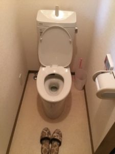 新品交換トイレ